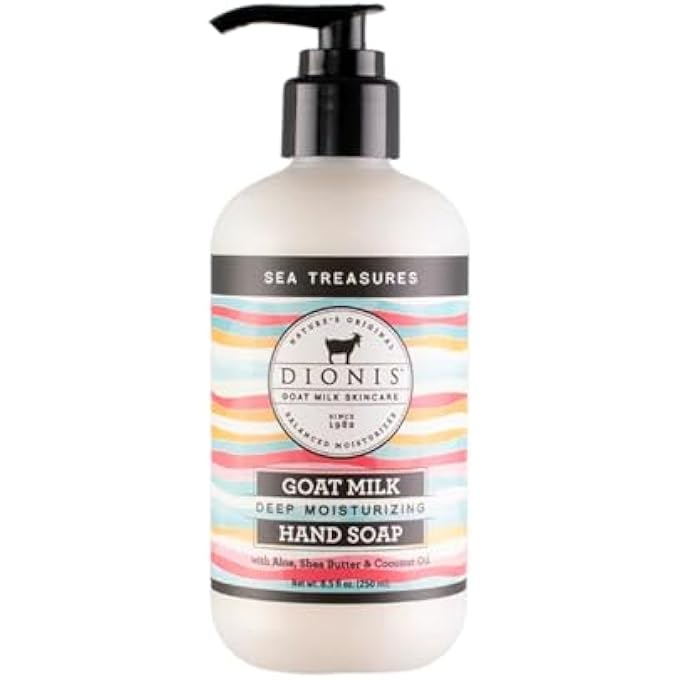 Dionis GOAT MILK SKINCARE HAND SOAP - SEA TREASURES, 8.5 OUNCES - Image 1